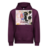 Mauve Wine gothic girl and colorful girl best friends with ro Urban Hoodie - TumblerDesignByShophia