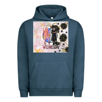 Pigment Midnight Navy gothic girl and colorful girl best friends with ro Urban Hoodie - TumblerDesignByShophia