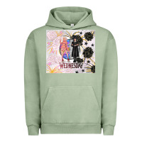 Pigment Oil Green gothic girl and colorful girl best friends with ro Urban Hoodie - TumblerDesignByShophia