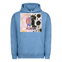 Pigment Pebble Blue gothic girl and colorful girl best friends with ro Urban Hoodie - TumblerDesignByShophia