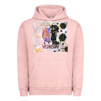 Pigment Salmon gothic girl and colorful girl best friends with ro Urban Hoodie - TumblerDesignByShophia