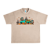 French Oak fall cactus pumpkin truck Urban Heavy Tee - JahusDesignShop