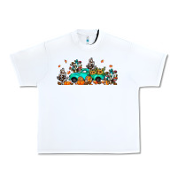 White fall cactus pumpkin truck Urban Heavy Tee - JahusDesignShop