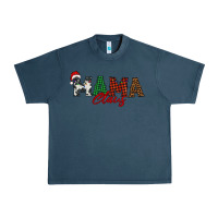 Midnight Navy mama claus Urban Heavy Tee - BarkalooDesign