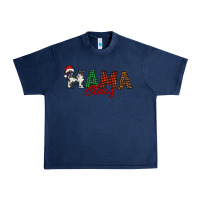 Navy mama claus Urban Heavy Tee - BarkalooDesign