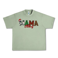 Oil Green mama claus Urban Heavy Tee - BarkalooDesign