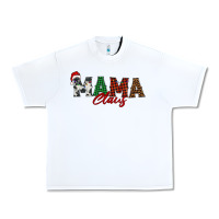 White mama claus Urban Heavy Tee - BarkalooDesign