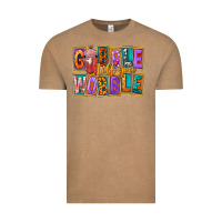 Vintage Coffee gobble till you wobble Vintage Tee - FaDigitalArtStudio