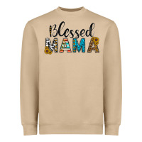 Mushroom blessed mama Heavyweight Sweatshirt - CowhideDigitalArt