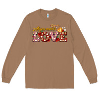 Toasted Coconut all you need is love Long Sleeve Tee - AdoDesignShop