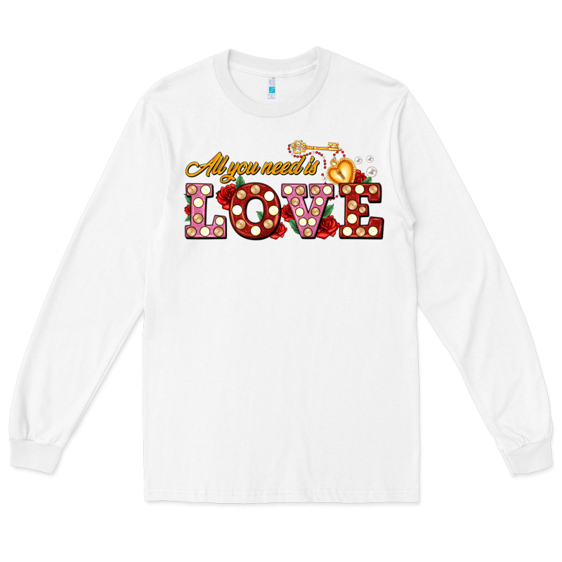 All You Need Is Love Long Sleeve Tee by AdoDesignShop | Teevron