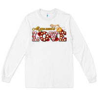 White all you need is love Long Sleeve Tee - AdoDesignShop