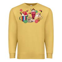 Antique Gold mexico dessert coffee cups Premium Sweatshirt - MaliasSmallBusiness