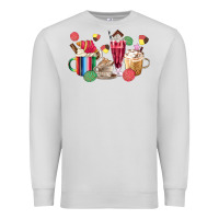 Dove Grey mexico dessert coffee cups Premium Sweatshirt - MaliasSmallBusiness