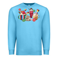 Ocean Blue mexico dessert coffee cups Premium Sweatshirt - MaliasSmallBusiness