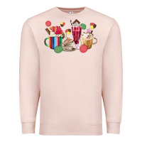 Pale Pink mexico dessert coffee cups Premium Sweatshirt - MaliasSmallBusiness