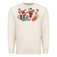 Sandshell mexico dessert coffee cups Premium Sweatshirt - MaliasSmallBusiness