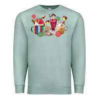 Seafoam mexico dessert coffee cups Premium Sweatshirt - MaliasSmallBusiness