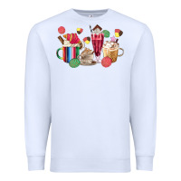 White mexico dessert coffee cups Premium Sweatshirt - MaliasSmallBusiness