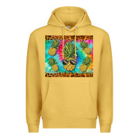 Antique Gold summer pineapple Premium Hoodie - BarkalooDesign