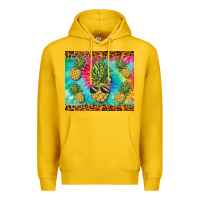 Lemon summer pineapple Premium Hoodie - BarkalooDesign