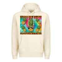 Sandshell summer pineapple Premium Hoodie - BarkalooDesign