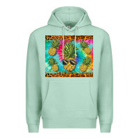 Seafoam summer pineapple Premium Hoodie - BarkalooDesign