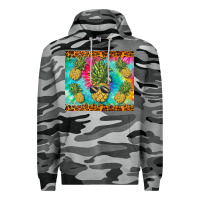 Slate Camo summer pineapple Premium Hoodie - BarkalooDesign