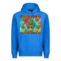 True Royal summer pineapple Premium Hoodie - BarkalooDesign
