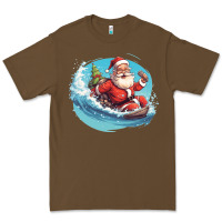 Cacao surf happy santa Premium Tee - Unal Design