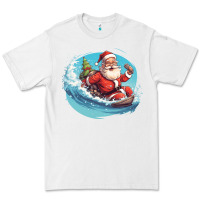 White surf happy santa Premium Tee - Unal Design
