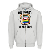 Diversity Is My Jam Zipper Hoodie | Teevron