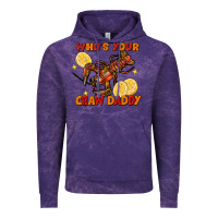 Cloud Purple crawfish who's your craw daddy Vintage Hoodie - FaDigitalArtStudio