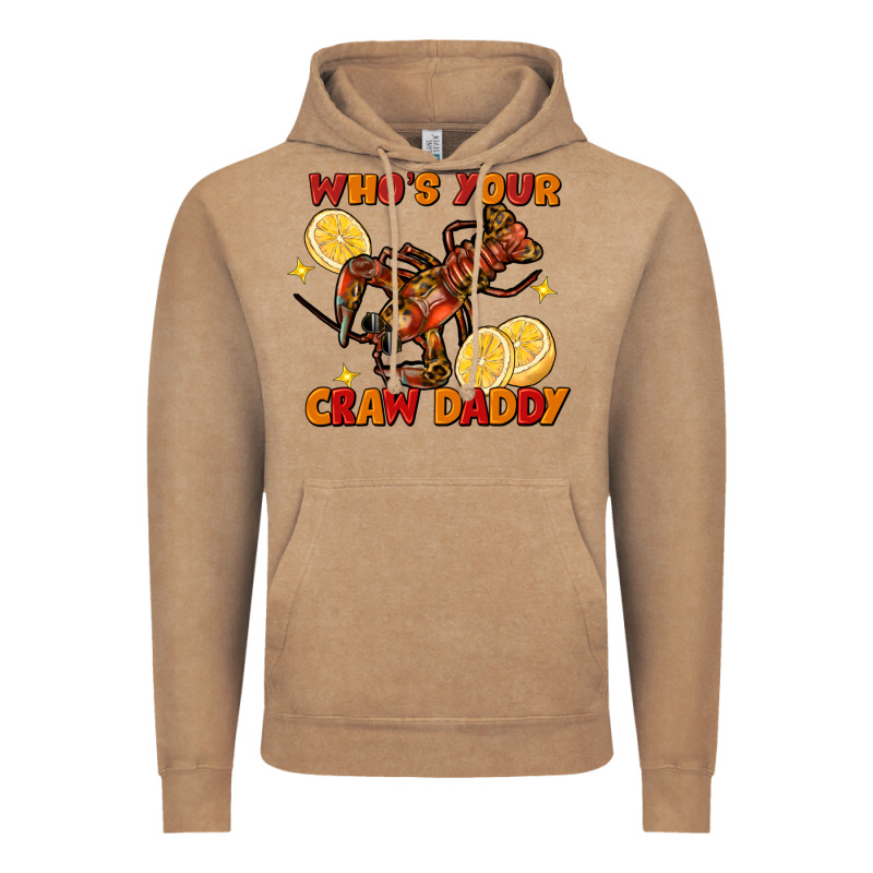 Crawfish Who's Your Craw Daddy Vintage Hoodie by FaDigitalArtStudio | Teevron