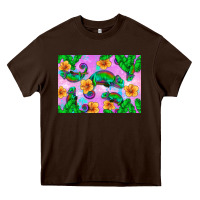 Chocolate Brown Chameleon Heavy Core Tee - Artiststas