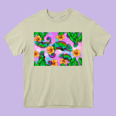 Chameleon Heavy Core Tee Designed By Artiststas