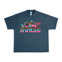 Midnight Navy nurse with race and oto equipment Urban Heavy Tee - AdoDesignShop