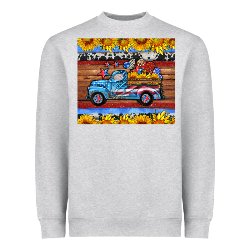 American Truck Tumbler Heavyweight Sweatshirt by HRA Design Shop | Teevron