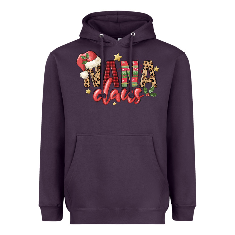 Nana Claus Heavyweight Hoodie by MaliasSmallBusiness | Teevron