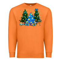 Carrot Hannukah Christmas trees Premium Sweatshirt - NancyCooperArtShop
