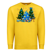 Lemon Hannukah Christmas trees Premium Sweatshirt - NancyCooperArtShop