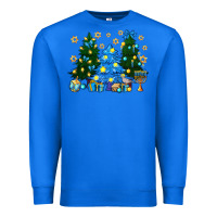 True Royal Hannukah Christmas trees Premium Sweatshirt - NancyCooperArtShop