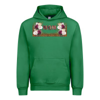 Emerald mom burgundy flowers with leopard Urban Hoodie - TumblerDesignByShophia