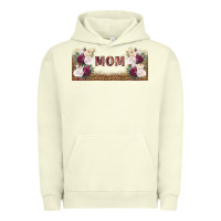 Pigment Pistachio mom burgundy flowers with leopard Urban Hoodie - TumblerDesignByShophia