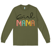 Army Green Girl mama Long Sleeve Tee - JahusDesignShop