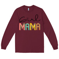Burgundy Girl mama Long Sleeve Tee - JahusDesignShop