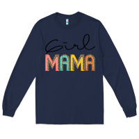Navy Girl mama Long Sleeve Tee - JahusDesignShop