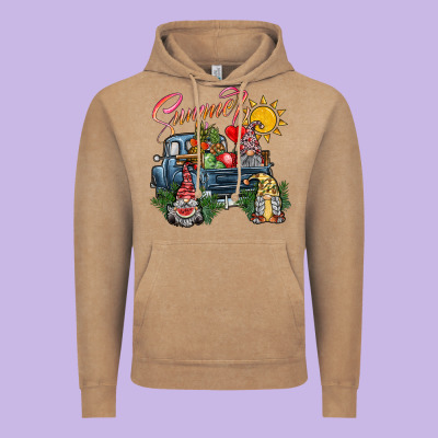 Summer Vintage Hoodie Designed By Sublimationcraftshop