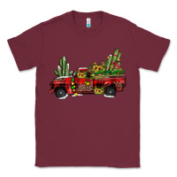 Burgundy christmas truck Classic Tee - JahusDesignShop