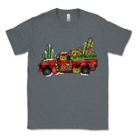 Charcoal Heather christmas truck Classic Tee - JahusDesignShop